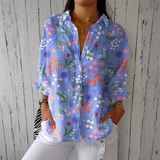 Ana - Cvetlična Bluza Leve Jardim