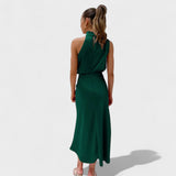 Alba - Satenasto Elegantno Obleko