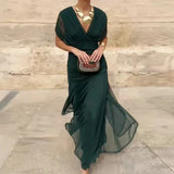 Luana - Eleganten plašč z V-izrezom