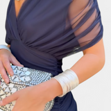 Luana - Eleganten plašč z V-izrezom