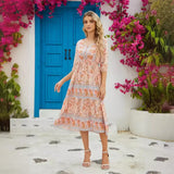 Clara - Elegant Floral Dress
