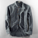 Srajca - Visok Ovratnik Vintage Gumb