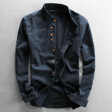 Srajca - Visok Ovratnik Vintage Gumb