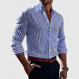 Srajca Overshirt Soft Blend - Črtasta
