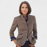 Valéria - Eleganten Cardigan z Visoko Ovratnico