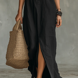 Soline | Maxi obleka z gumbi
