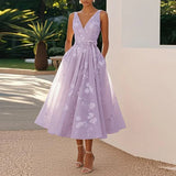 Catarina - Elegantna Midi Obleka