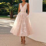 Catarina - Elegantna Midi Obleka