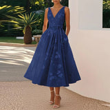 Catarina - Elegantna Midi Obleka