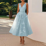 Catarina - Elegantna Midi Obleka