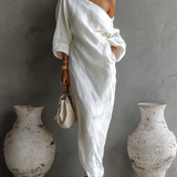 Breton Ivory Strapless Dress