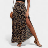 Midi krilo z leopardskim vzorcem