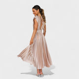 Eduarda - Elegantna midi obleka za posebne priložnosti