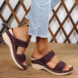 DELACROIX | Rosalie Cozy Wedge Sandals
