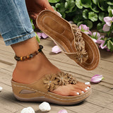 DELACROIX | Élora Floral Comfort Sandals Collection