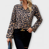 Catarina - Casual bluzica z leopardjim vzorcem