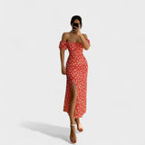 Carolina - Elegant Floral Dress