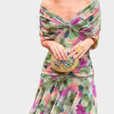 Luana - Eleganten plašč z V-izrezom