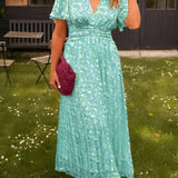 Sandra - Eleganten maxi obleka