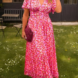 Sandra - Eleganten maxi obleka