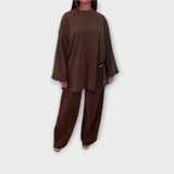 Ingrid - Plus Size Kompleti Acanalado