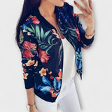 Andreia - Eleganten cvetlični bomber