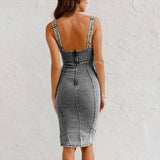 Mona - Moderna jeans obleka