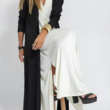 Ava™ | Elegant Long Dress with Cardigan
