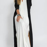 Ava™ | Elegant Long Dress with Cardigan