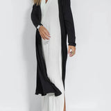 Ava™ | Elegant Long Dress with Cardigan