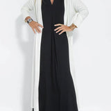 Ava™ | Elegant Long Dress with Cardigan