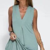 Ava™ | Elegant Long Dress with Cardigan