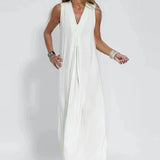 Ava™ | Elegant Long Dress with Cardigan